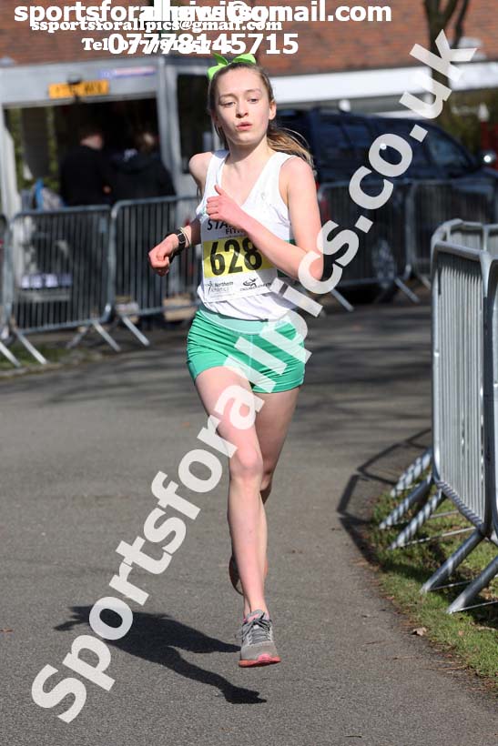 Girls under-15s Northern Athletics 5k Champs., Birkenhead Park. Photo: David T. Hewitson/Sports for All Pics